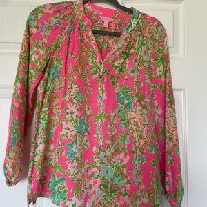 Lilly Pulitzer Elsa Silk Top